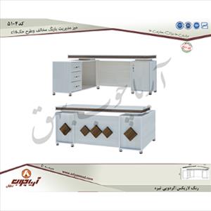 میز مدیریت5104 با رنگ مخالف وطرحc16